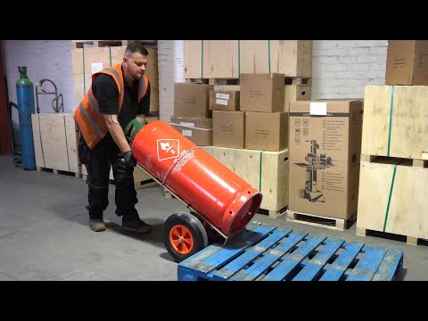 Chariot pour bouteilles de gaz zéro - soulève jusqu'à 150 KG !