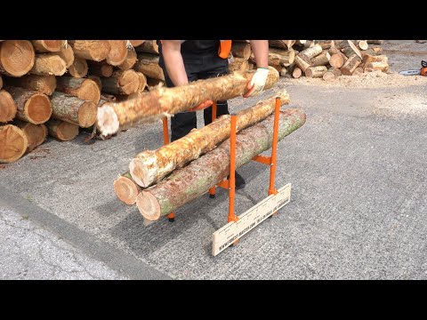 How to Use the Forest Master Bulk Log Sawhorse 2 (BLS-2H)