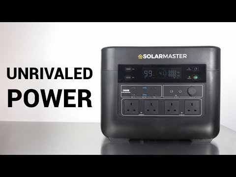 Solar Master GEN-2400 'Atlas': The Ultimate Portable Power Station