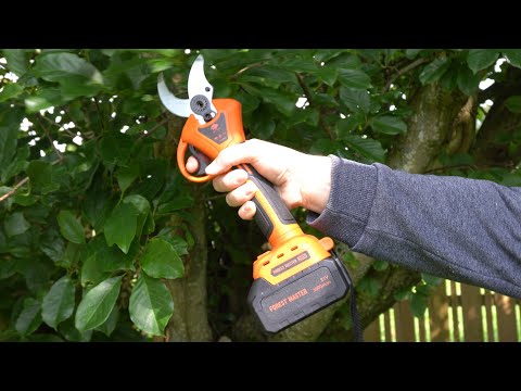 Effortless Pruning with the Forest Master Garden Pro Cordless Electric Pruning Shears