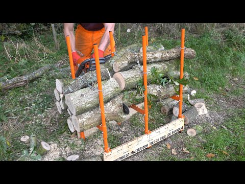How to Use the Forest Master Bulk Log Sawhorse 3 (BLS-3H)