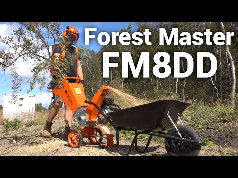 Forest Master FM8DD: The Ultimate 2-in-1 8HP Wood Chipper & Mulcher