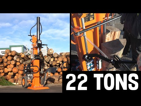 22 TONS OF POWER - Forest Master FM22 22-Ton Petrol Log Splitter