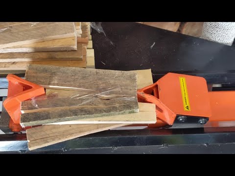 Cómo partir leña con la cortadora de troncos