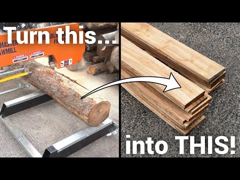 Forest Master FM32 Portable Bandsaw Sawmill: Cut Your Own Lumber, Anywhere