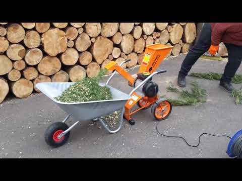 Kompakter 4HP Elektro-Holzhäcksler - Gartenhäcksler (FM4DDE)