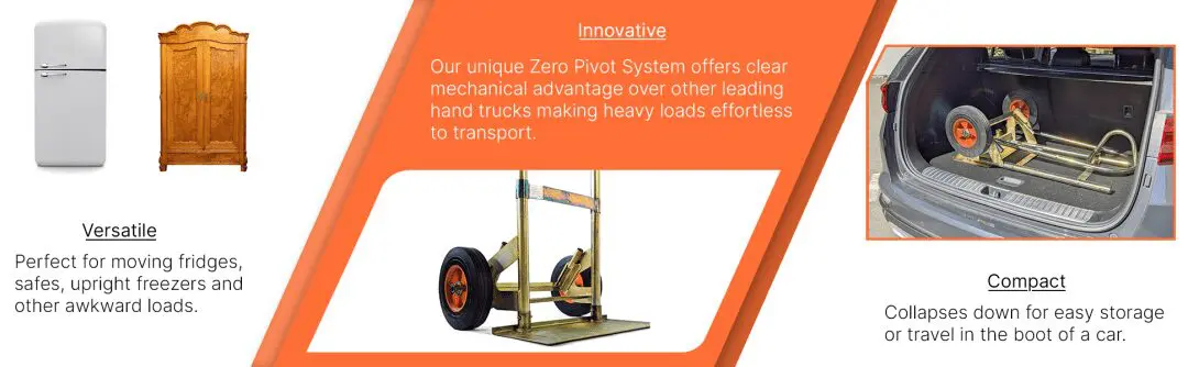 carretilla y carro para sacos innovador y compacto