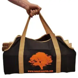 Sac de transport de bรปches en toile rรฉsistante pour bois de chauffage, sac Forest Master, FM-CVB