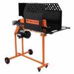 fendeur de bûches électrique 7 tonnes, forest master, fm10tw-7, fendeur de bûches avec support