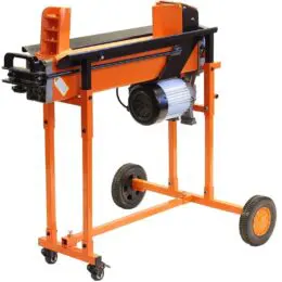 8 Ton 2 Speed Duo Electric Log Splitter with Workbench guard and trolley, FM16TW-TC