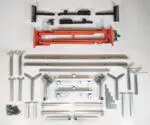 Universal Sawmill, Multi-purpose sawmill sawhorse workbench, forest master, packaging includes