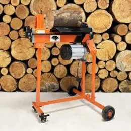 electric log splitter, 5 ton, wood splitter, fm8tw, wood log