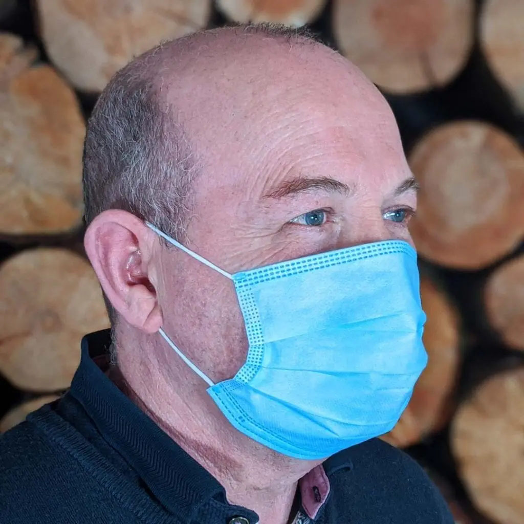 PPE CE Certified Disposable Face Masks 3 PPE Mask, Disposable Mask, Pack of 50, Protective Face Mask, Disposable Mask