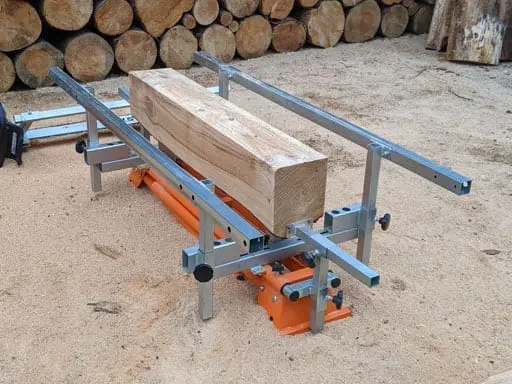 The Ultimate Chainsaw Sawmill? 8 rustic sleeper complete