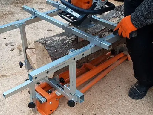 The Ultimate Chainsaw Sawmill? 6 rustic sleeper sides cut