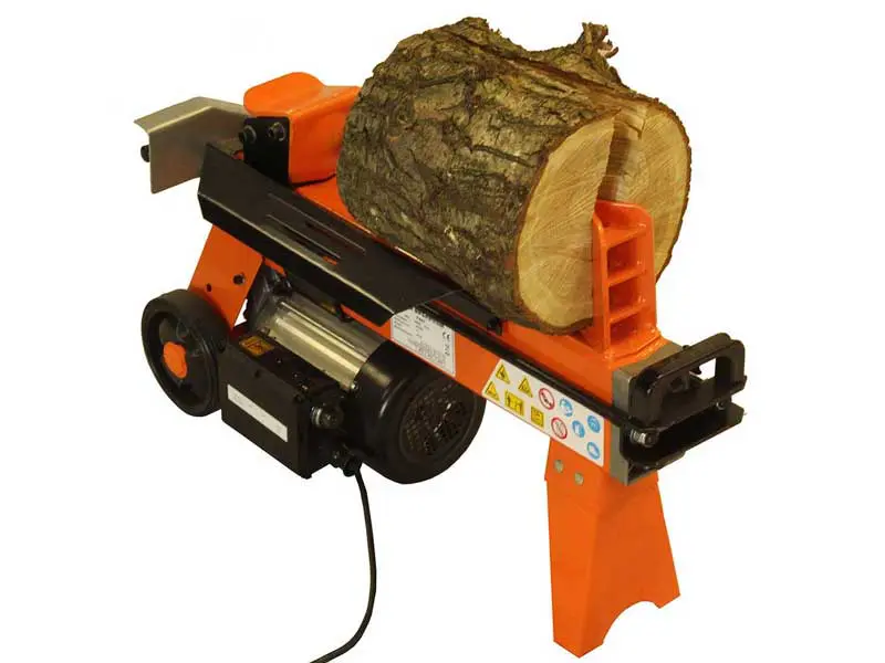 Wood Splitter Guide - What is the best log splitter for you? 2021 Update 4 Electric Log Splitter, FM5D-TC, Splitting Wood, 5 Ton Log Splitter