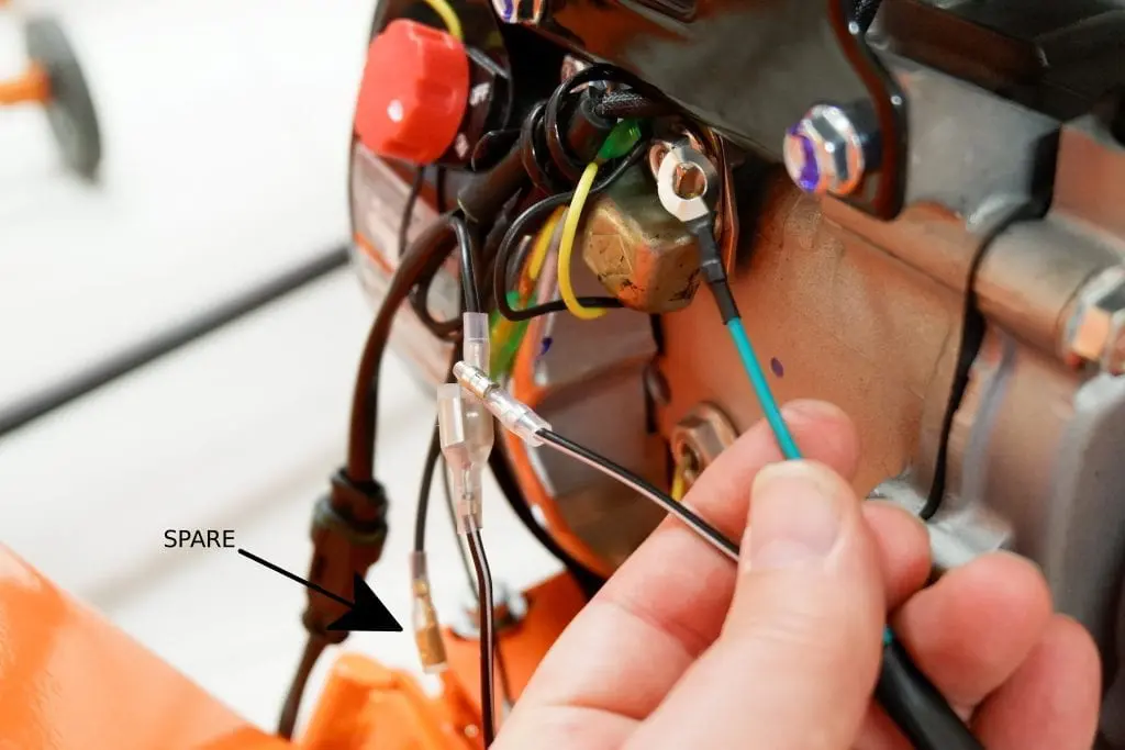 6.5 wood chipper, wiring, engine wire