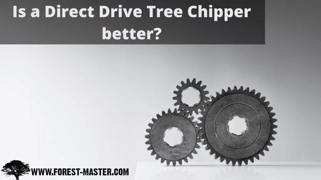 Perché una cippatrice a trasmissione diretta è migliore di una con trasmissione a cinghia 3 Cippatrice, Forest Master, Ingranaggi,