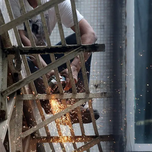 Uses of an Angle Grinder 4 Construction site, angle grinder