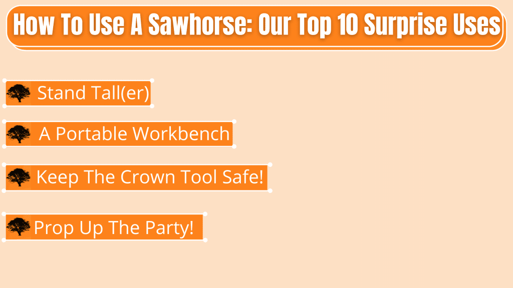 How To Use A Sawhorse - Our Top 10 Surprise Uses 3 Sawhorse, What Is A Sawhorse, Sawhorses, Saw Horse
