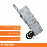 90KG hand truck, foldable compact