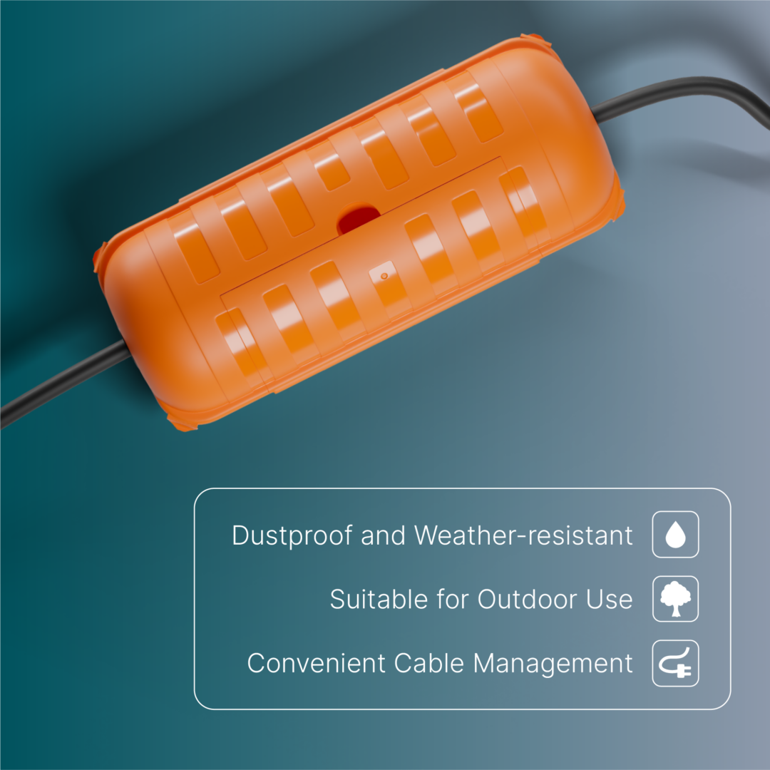 Wetterfeste Verlängerungsabdeckung, für den Außenbereich