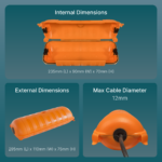 Wetterfeste Verlängerungsabdeckung, für den Außenbereich