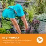 Membrana ecológica para el control de malas hierbas