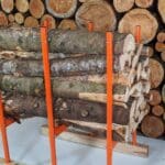 BLS-3H, sawhorse, bulk log sawhorse, woodd sawhorse