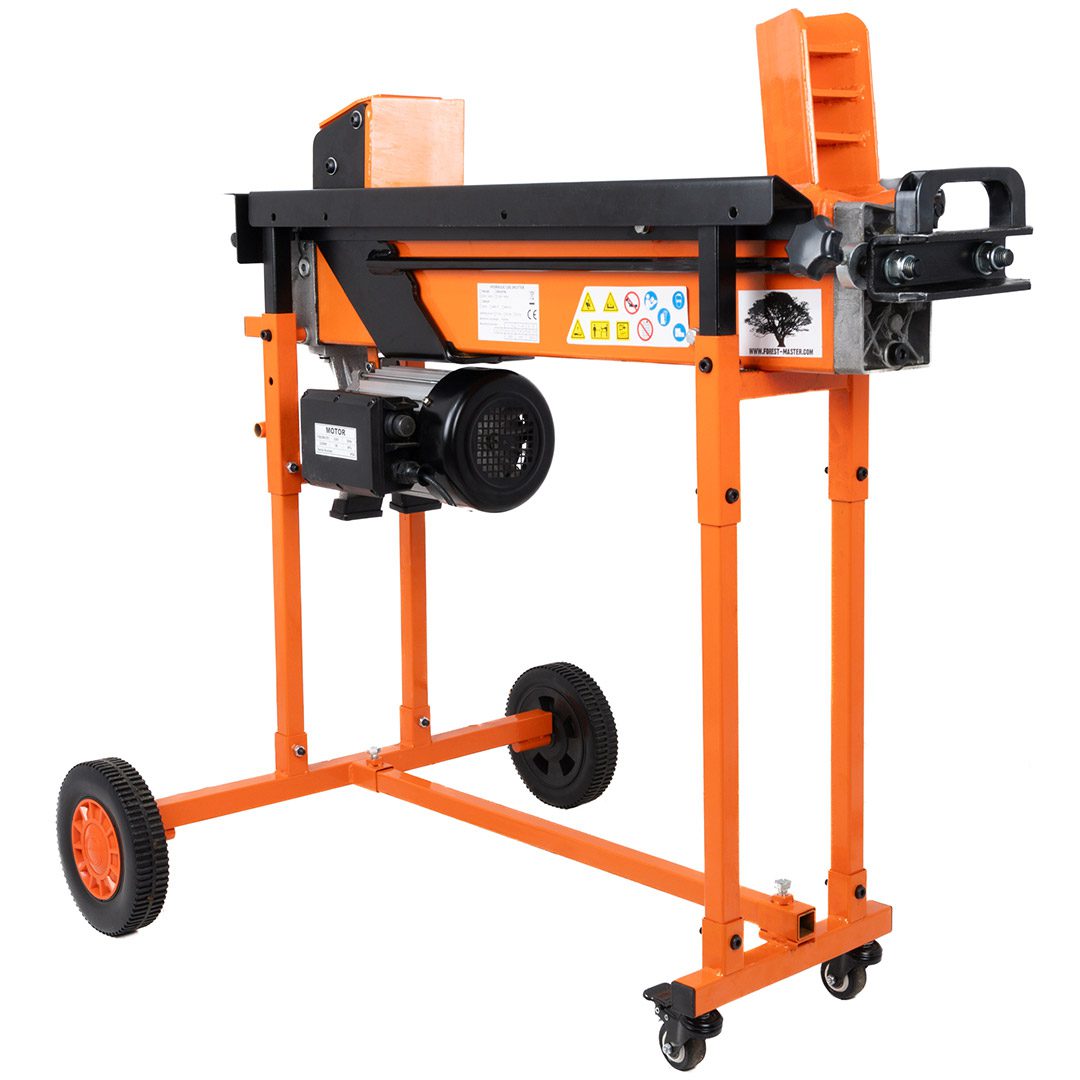 8 Ton 2 Speed Duo Electric Log Splitter with Workbench guard and trolley, FM16TW-TC