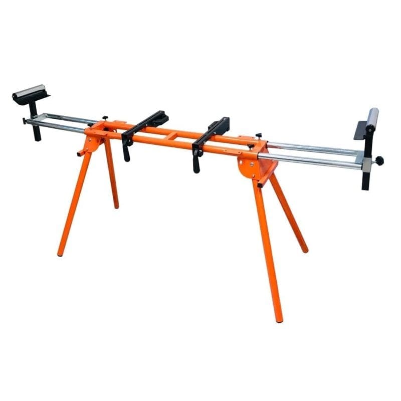 Mitre Saw Stand Workbench with Roller Supports Forest Master
