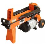 5 Ton Fast Lightweight Electric Log Splitter 300mm with Work Bench and Guard, Fm5D-TC