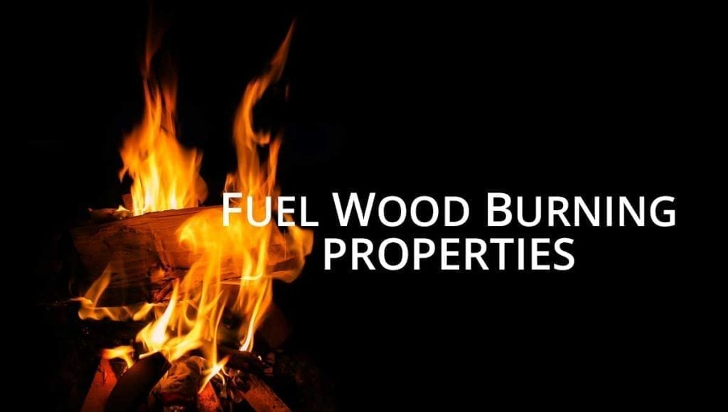 Wood burning properties