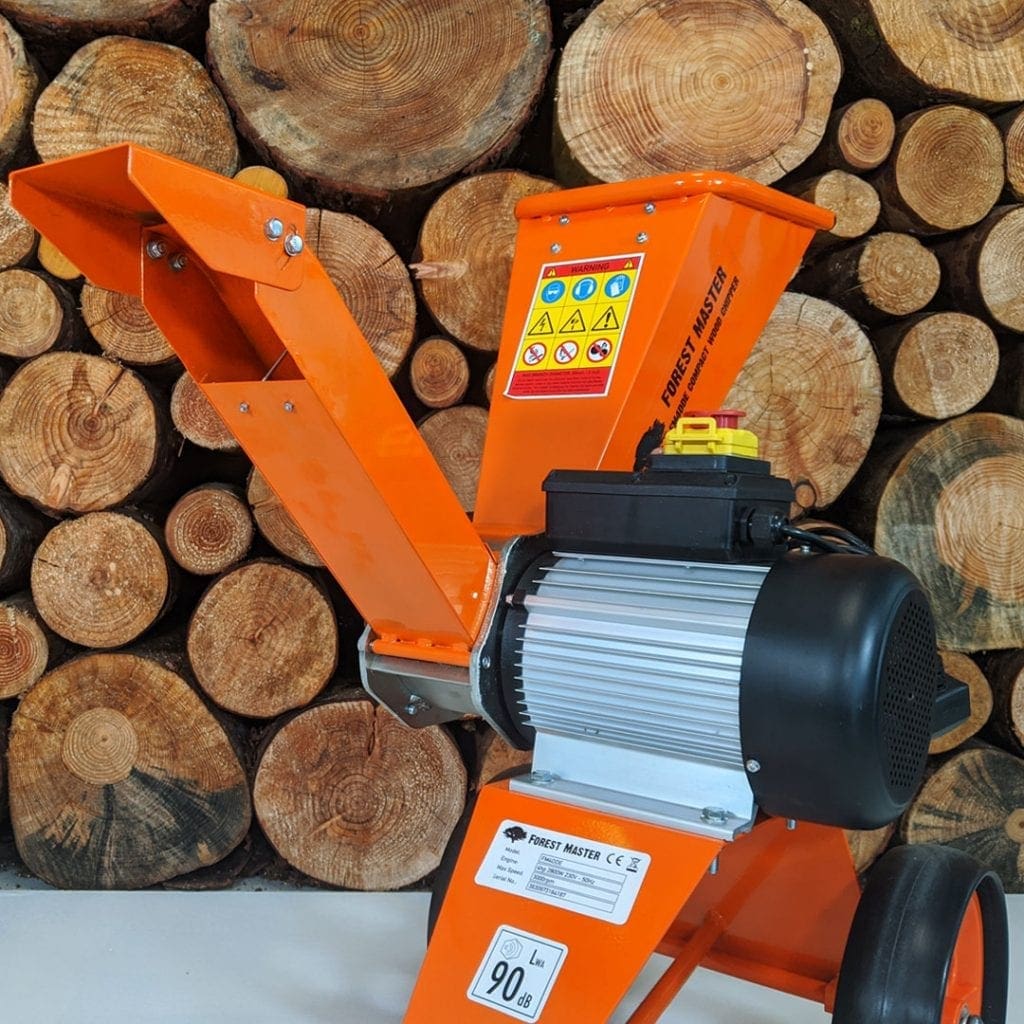 Compact Electric Wood Chipper Lightweight & Powerful Forest Master