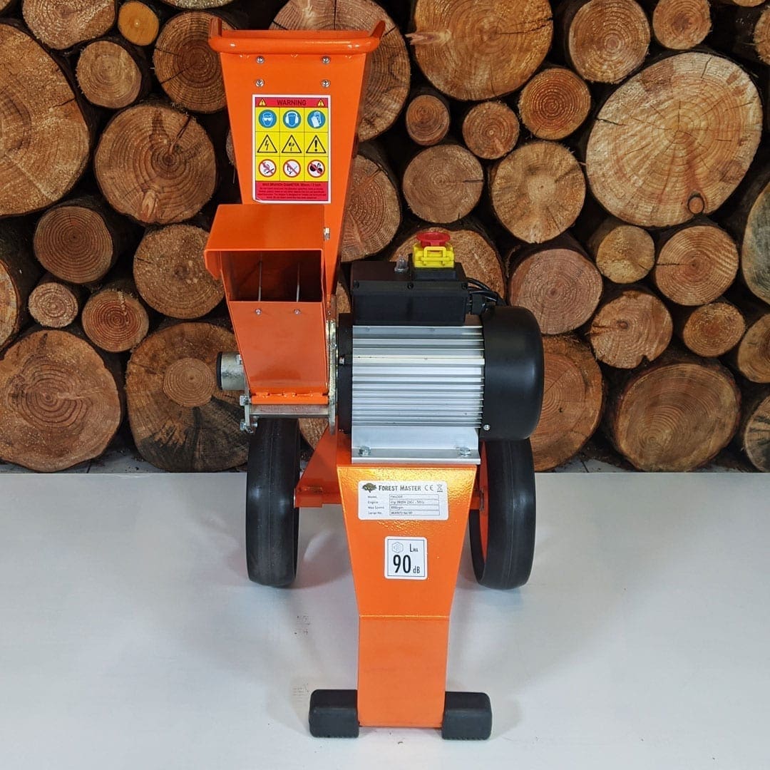 Compact Electric Wood Chipper Lightweight & Powerful Forest Master