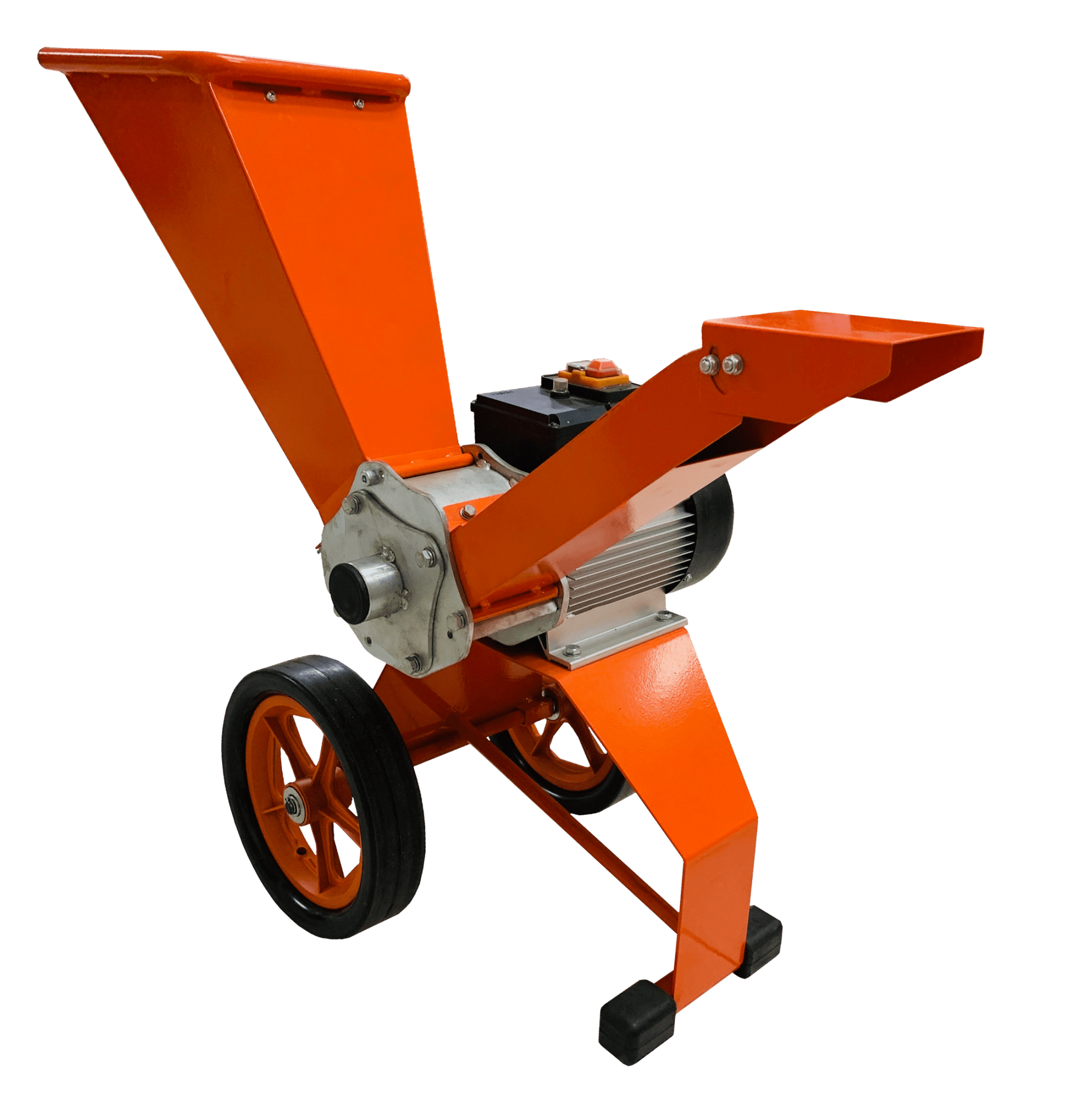 Compact Electric Wood Chipper 4hp Direct Drive Wood Diameter 50mm