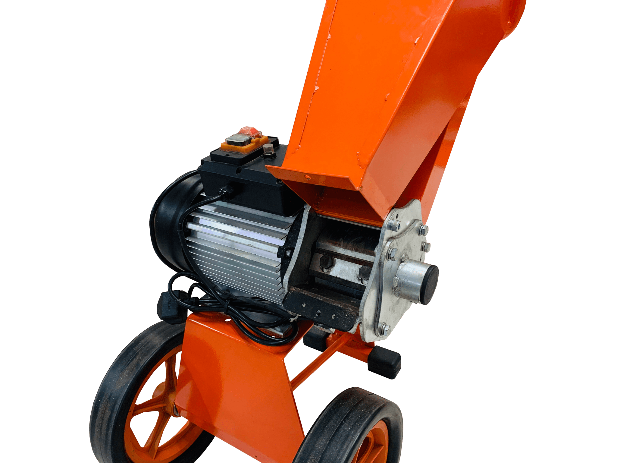 Compact Electric Wood Chipper 4hp Direct Drive Wood Diameter 50mm