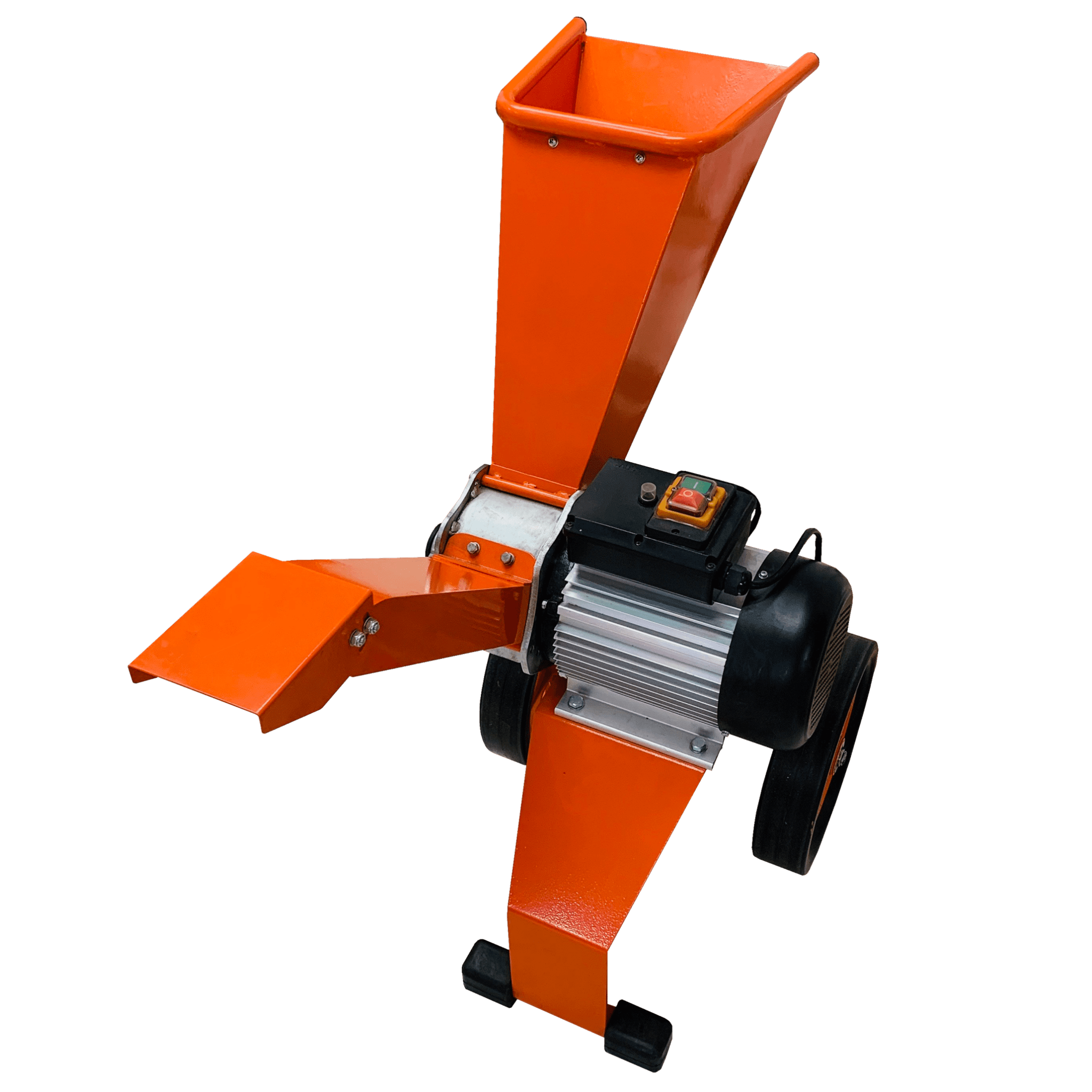 Compact Electric Wood Chipper 4hp Direct Drive Wood Diameter 50mm