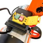 electric wood chipper power buttons, on and off switch
