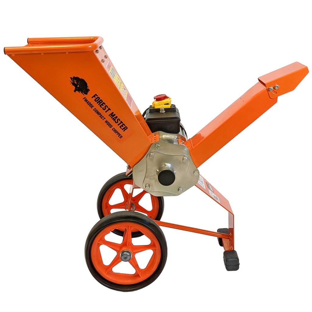 Compact Electric Wood Chipper 4hp Direct Drive FM4DDE Forest Master