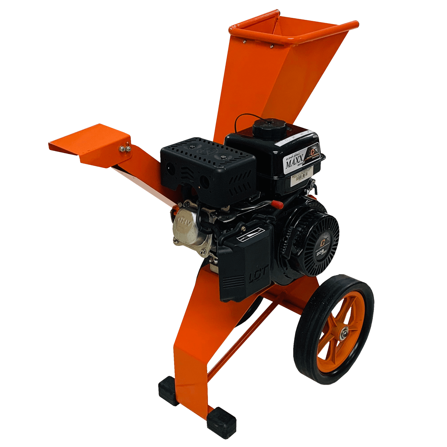 Compact Petrol Wood Chipper 6hp Direct Drive | Wood Diameter 50mm