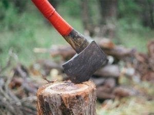 Forest Master FMSS Manual Log Splitter Wood Axe Kindling Hatchet Firewood  Tool