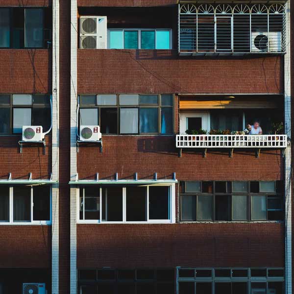 appartamenti, balcone, mito del compostaggio, nessun giardino