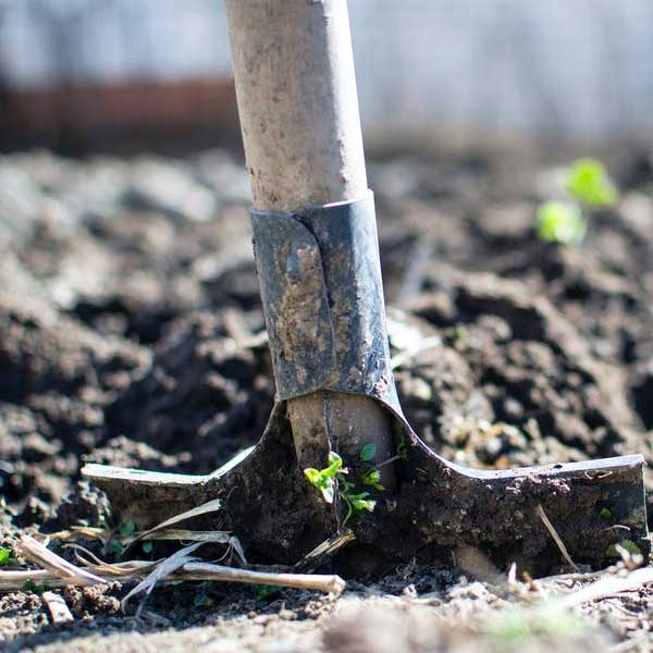 Kompostierung, harte Arbeit, Spaten, Gartenarbeit