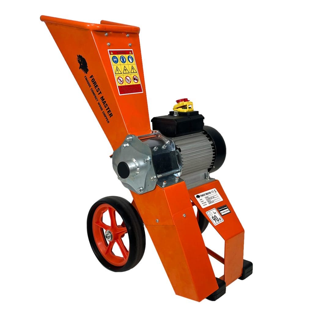 Compact 4HP Electric Garden Shredder Mulcher FM4DDE-MUL | Forest Master