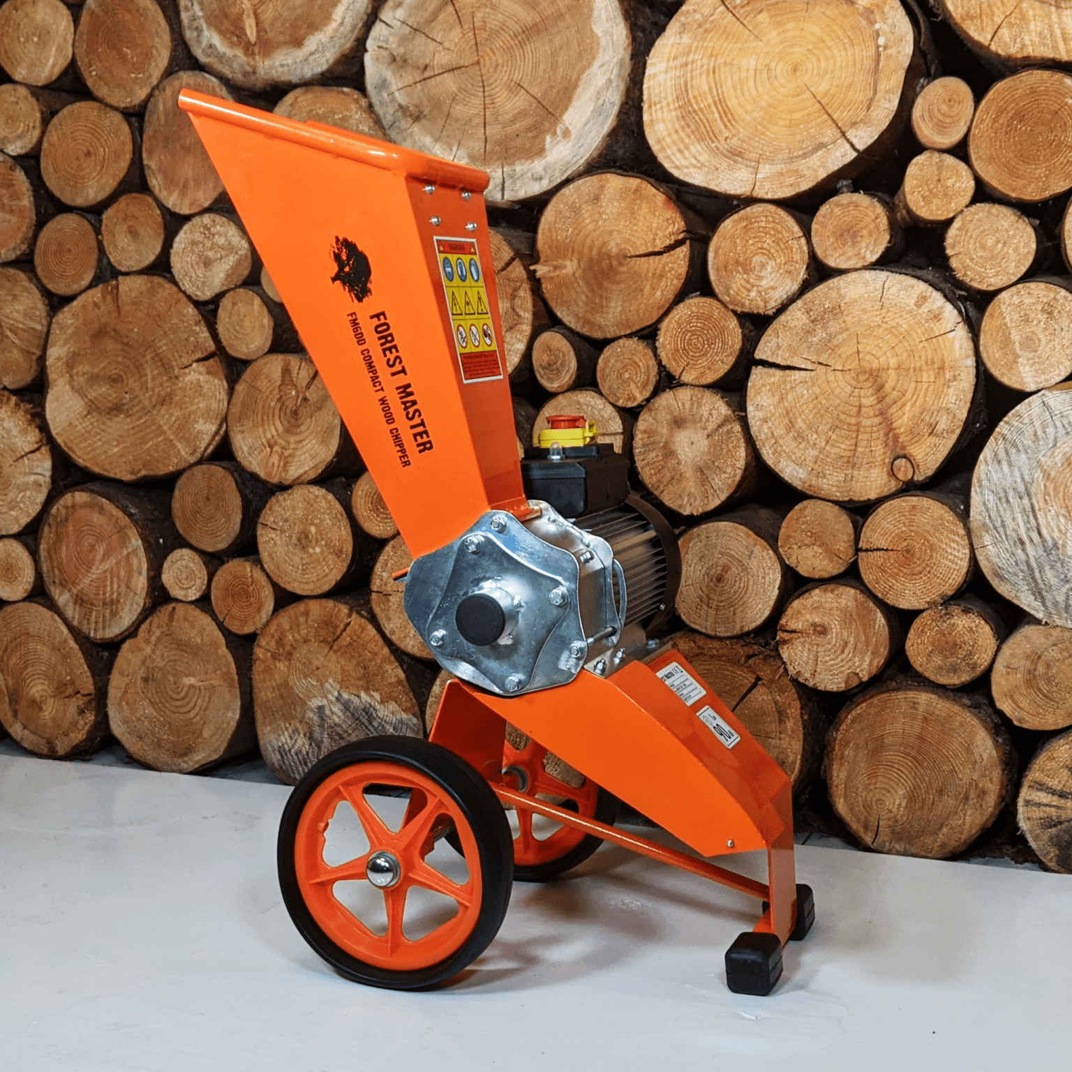 Compact 4HP Electric Garden Mulcher FM4DDEMUL Forest Master