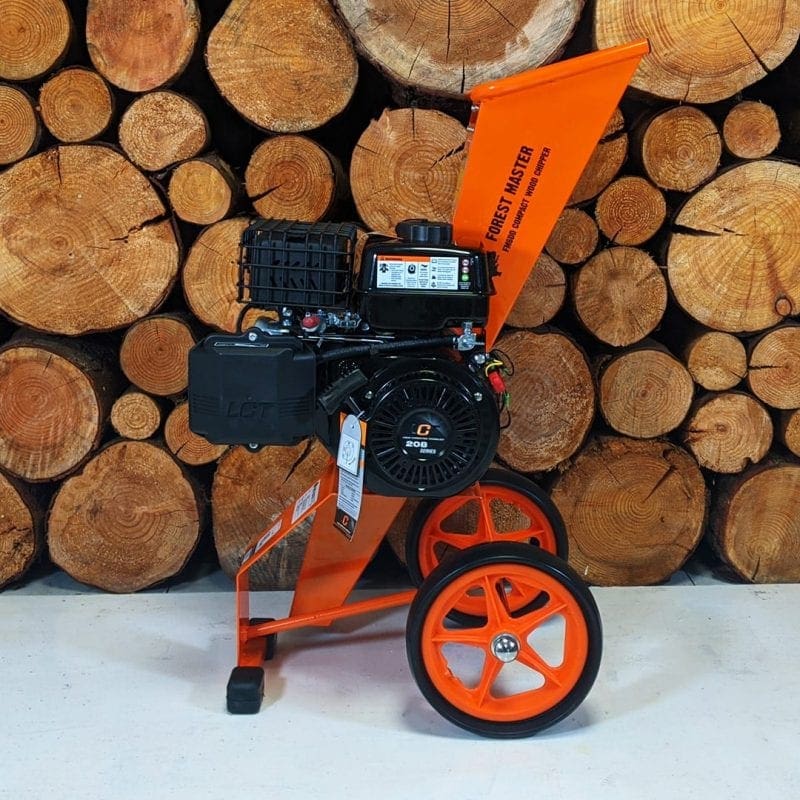 Compact 6HP Petrol Garden Shredder Mulcher Chippers Forest Master