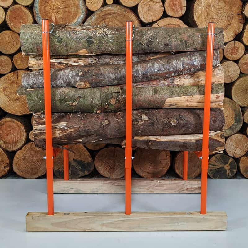 sawhorse for logs, bulk logs