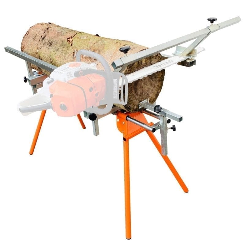 chainsaw sawmill, sawhorse for logs