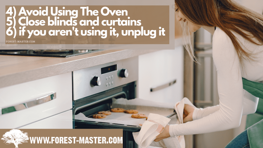 Oven, forest master, energy saving tips for the summer, energy saving, energy efficiency 